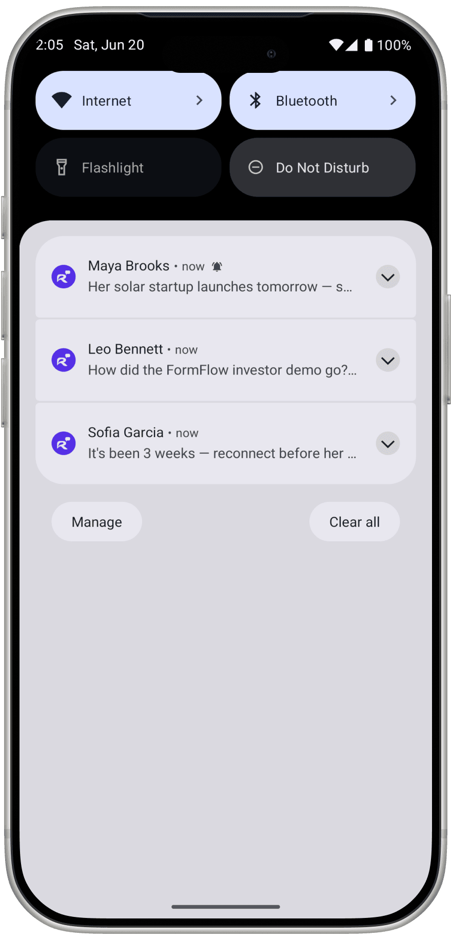 Smart notifications